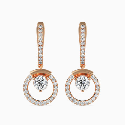 Celestial Sparkling Diamond Hoops