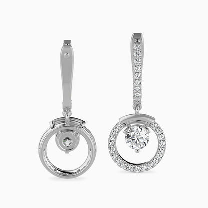 Celestial Sparkling Diamond Hoops