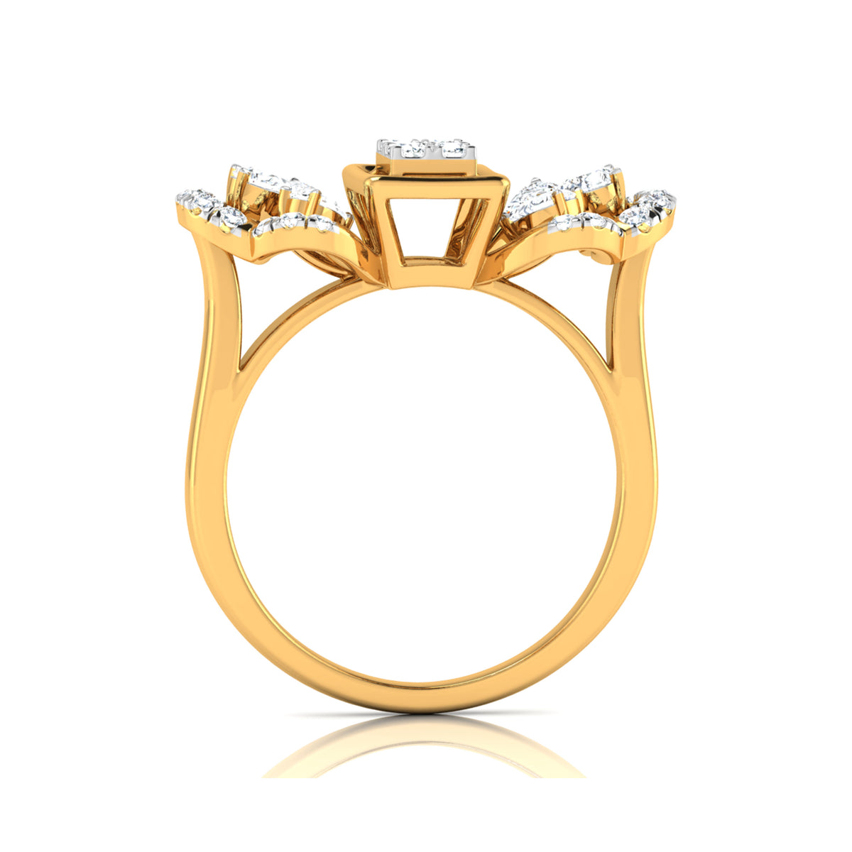 Elaria Modern Band Diamond Ring