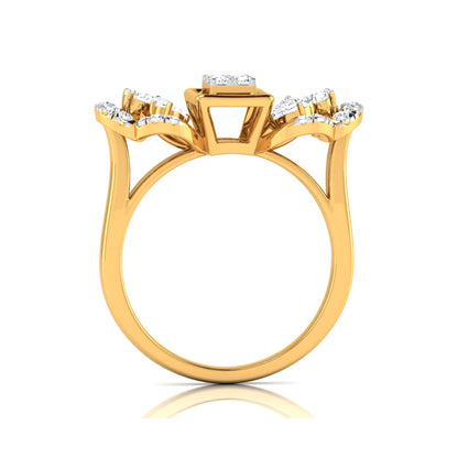 Elaria Modern Band Diamond Ring