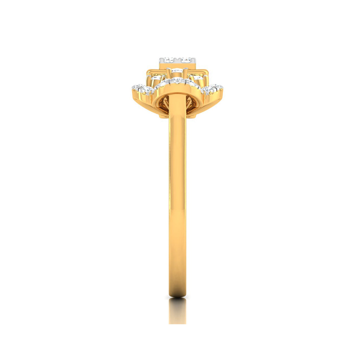 Elaria Modern Band Diamond Ring
