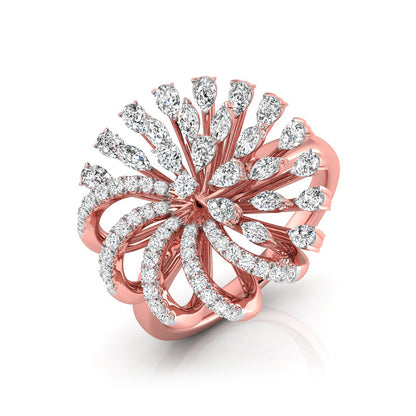 Felicia Modern Cocktail Diamond Ring
