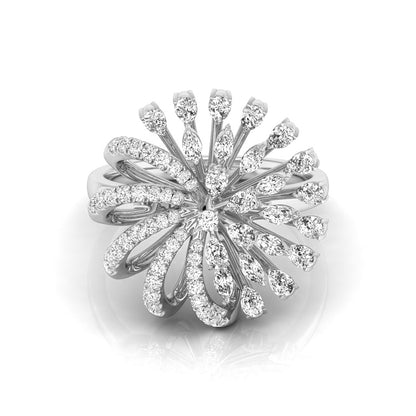 Felicia Modern Cocktail Diamond Ring