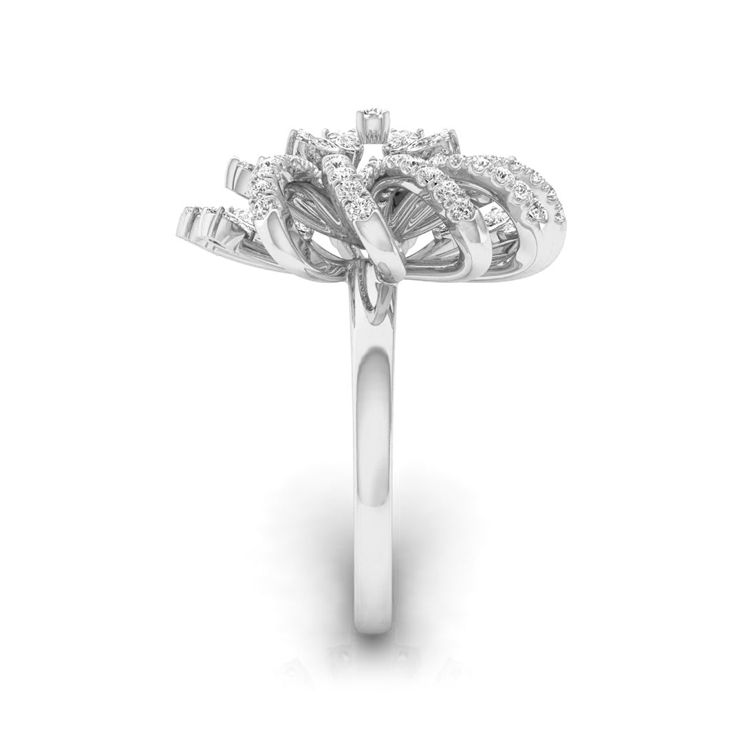 Felicia Modern Cocktail Diamond Ring