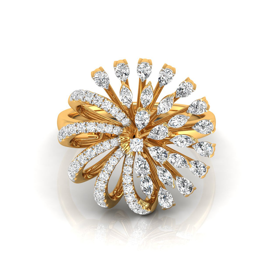 Felicia Modern Cocktail Diamond Ring