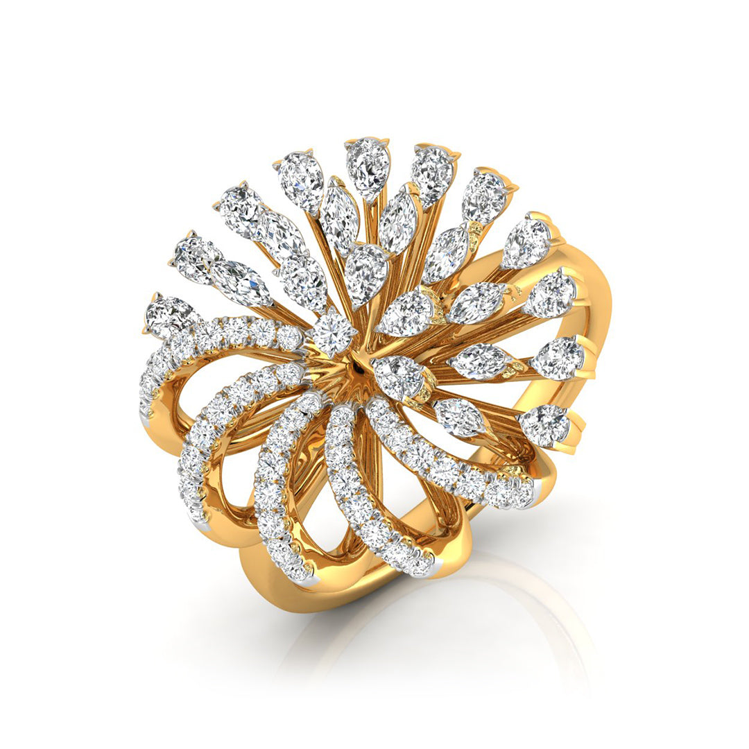 Felicia Modern Cocktail Diamond Ring
