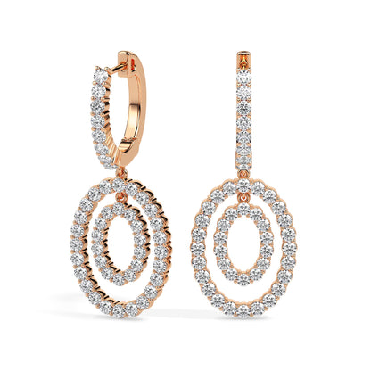 Soreya Diamond Dangler Earrings