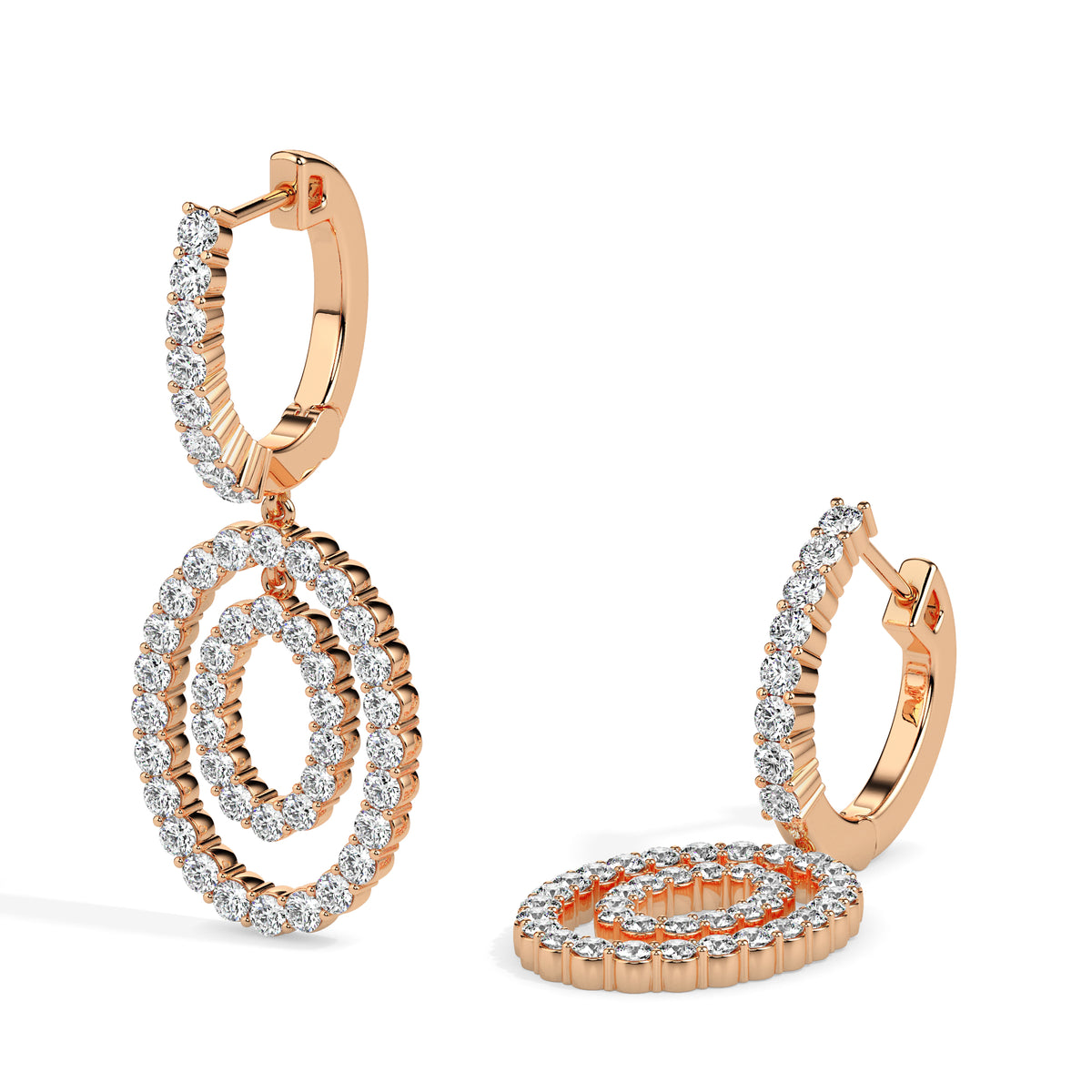 Soreya Diamond Dangler Earrings
