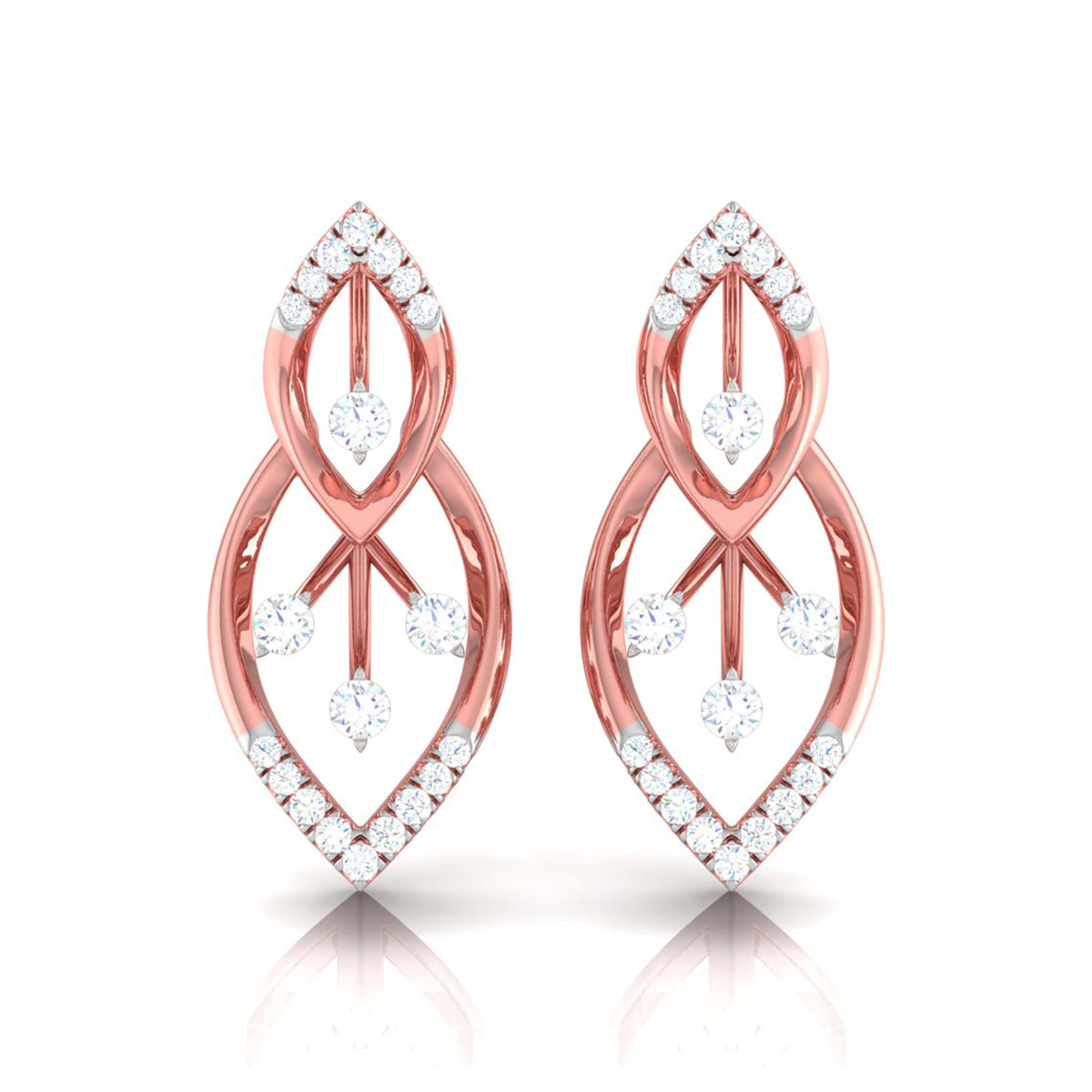 Luna Diamond Dangler Earrings
