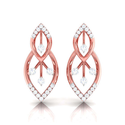 Luna Diamond Dangler Earrings