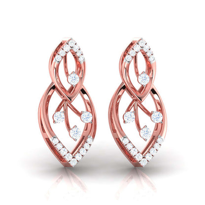 Luna Diamond Dangler Earrings