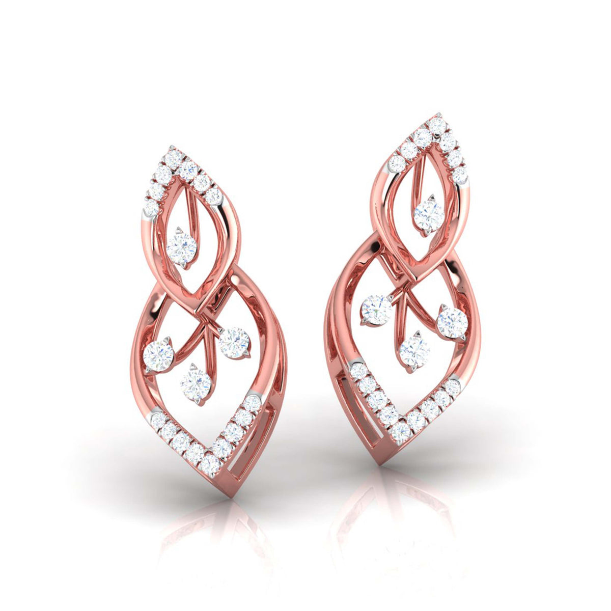 Luna Diamond Dangler Earrings