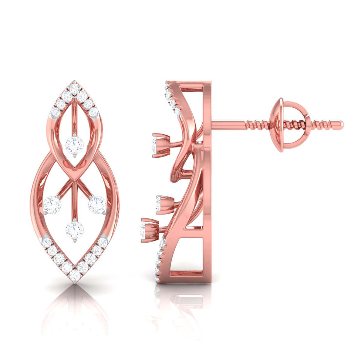 Luna Diamond Dangler Earrings
