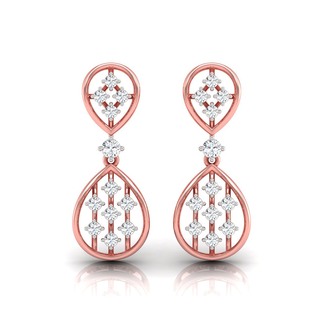 Alesia Diamond Dangler Earrings