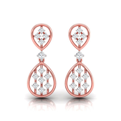 Alesia Diamond Dangler Earrings