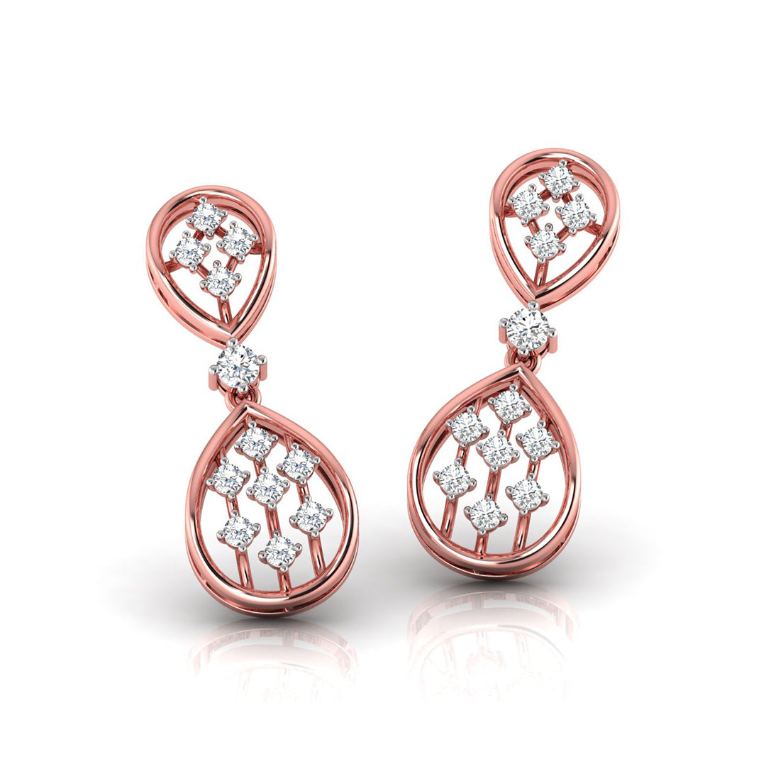 Alesia Diamond Dangler Earrings