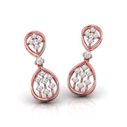 Alesia Diamond Dangler Earrings
