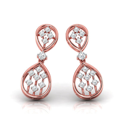 Alesia Diamond Dangler Earrings