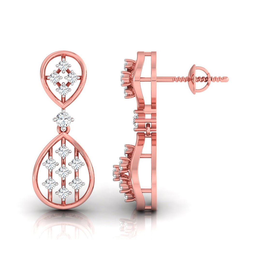 Alesia Diamond Dangler Earrings