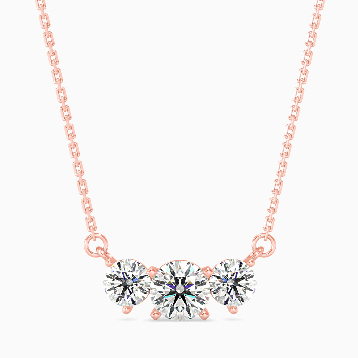 Florina Three Diamond Solitaire Pendant