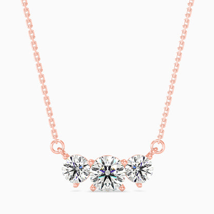 Florina Three Diamond Solitaire Pendant