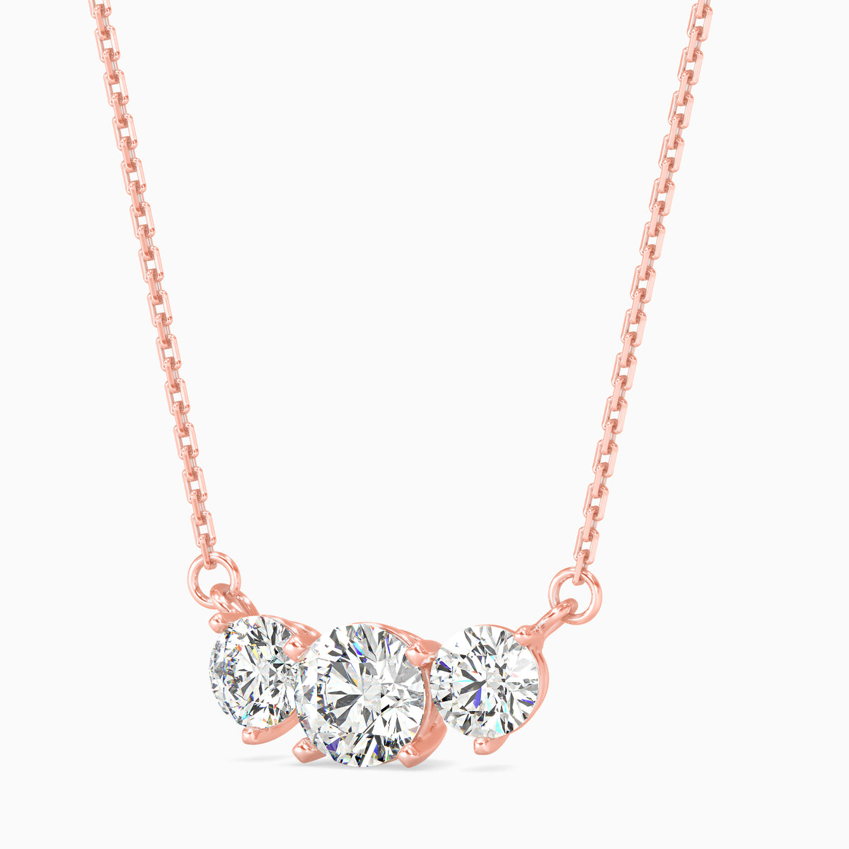 Florina Three Diamond Solitaire Pendant