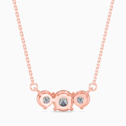 Florina Three Diamond Solitaire Pendant