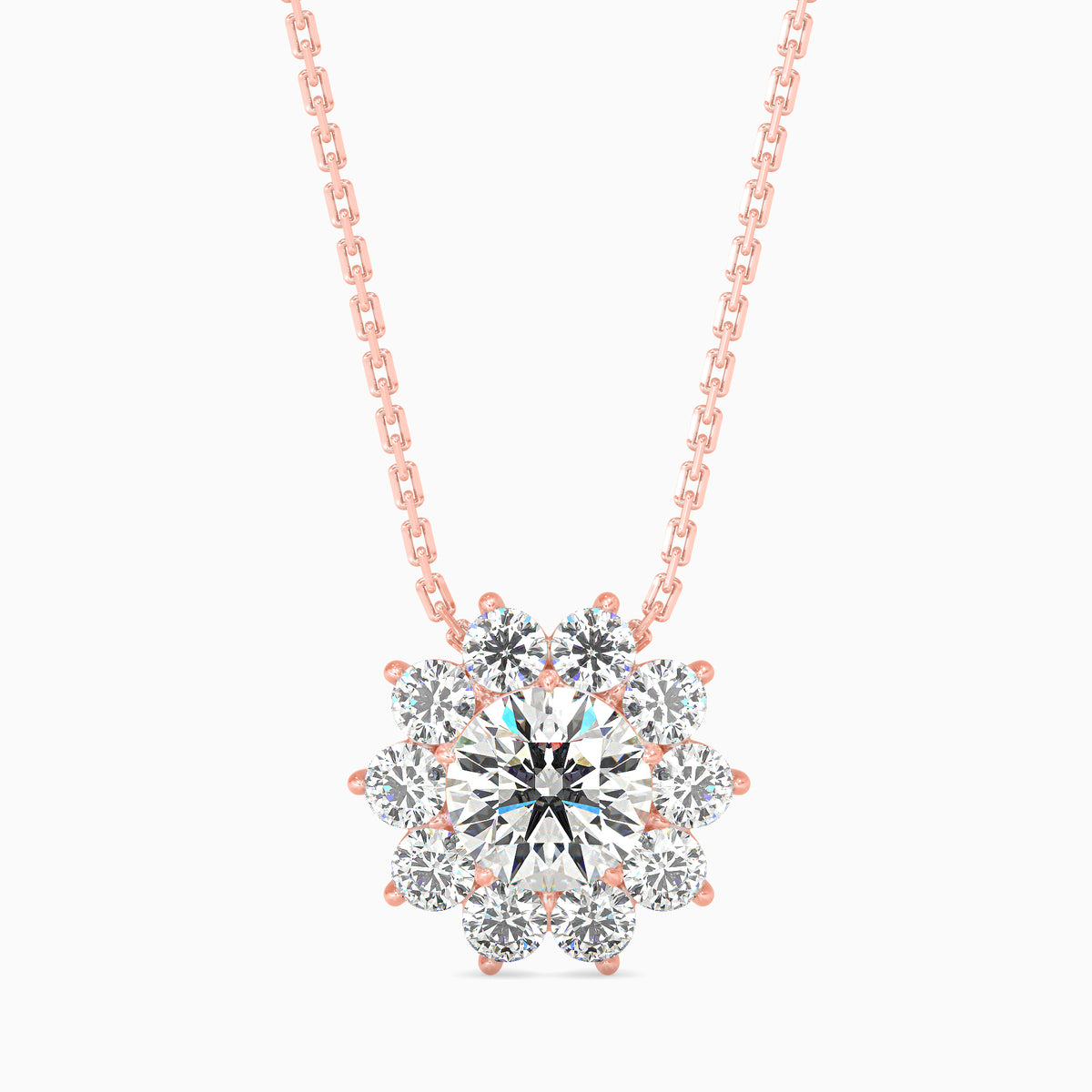 Aurella Diamond Solitaire Pendant