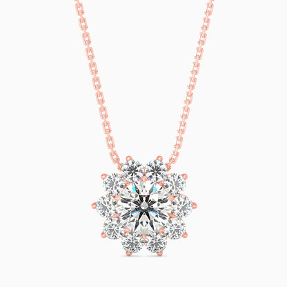 Aurella Diamond Solitaire Pendant
