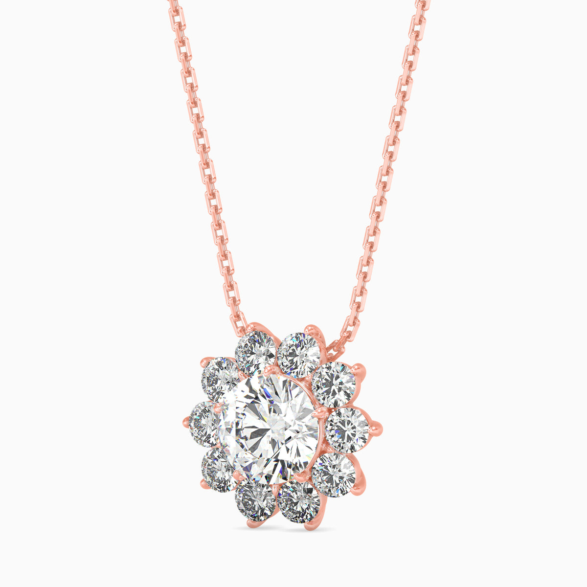 Aurella Diamond Solitaire Pendant