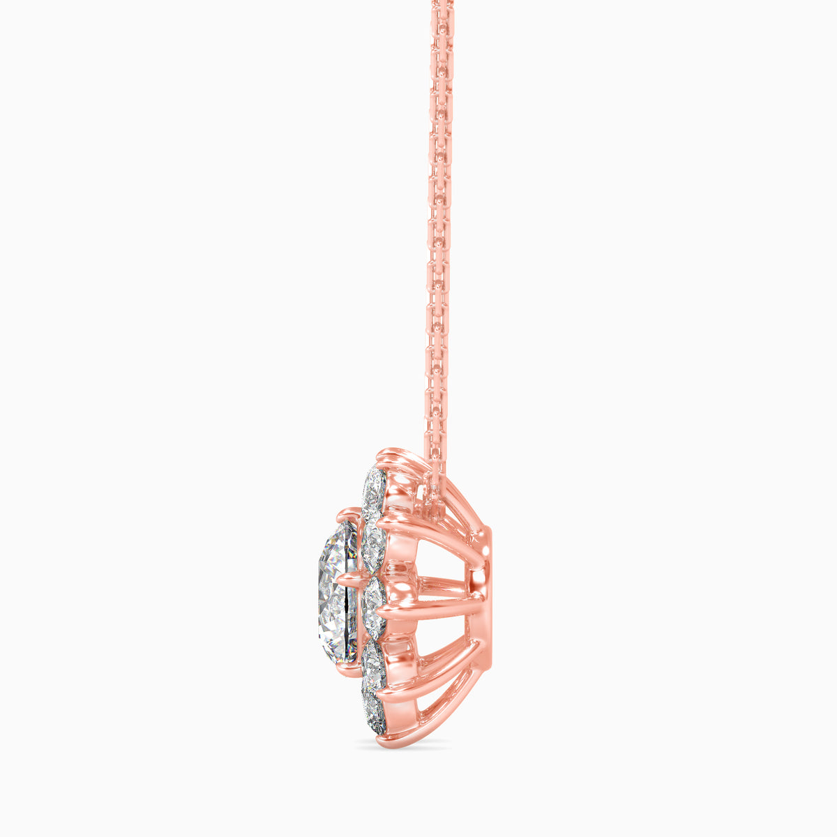 Aurella Diamond Solitaire Pendant