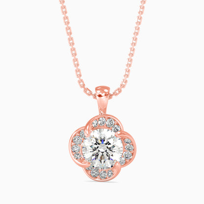 Cecilia Diamond Solitaire Pendant