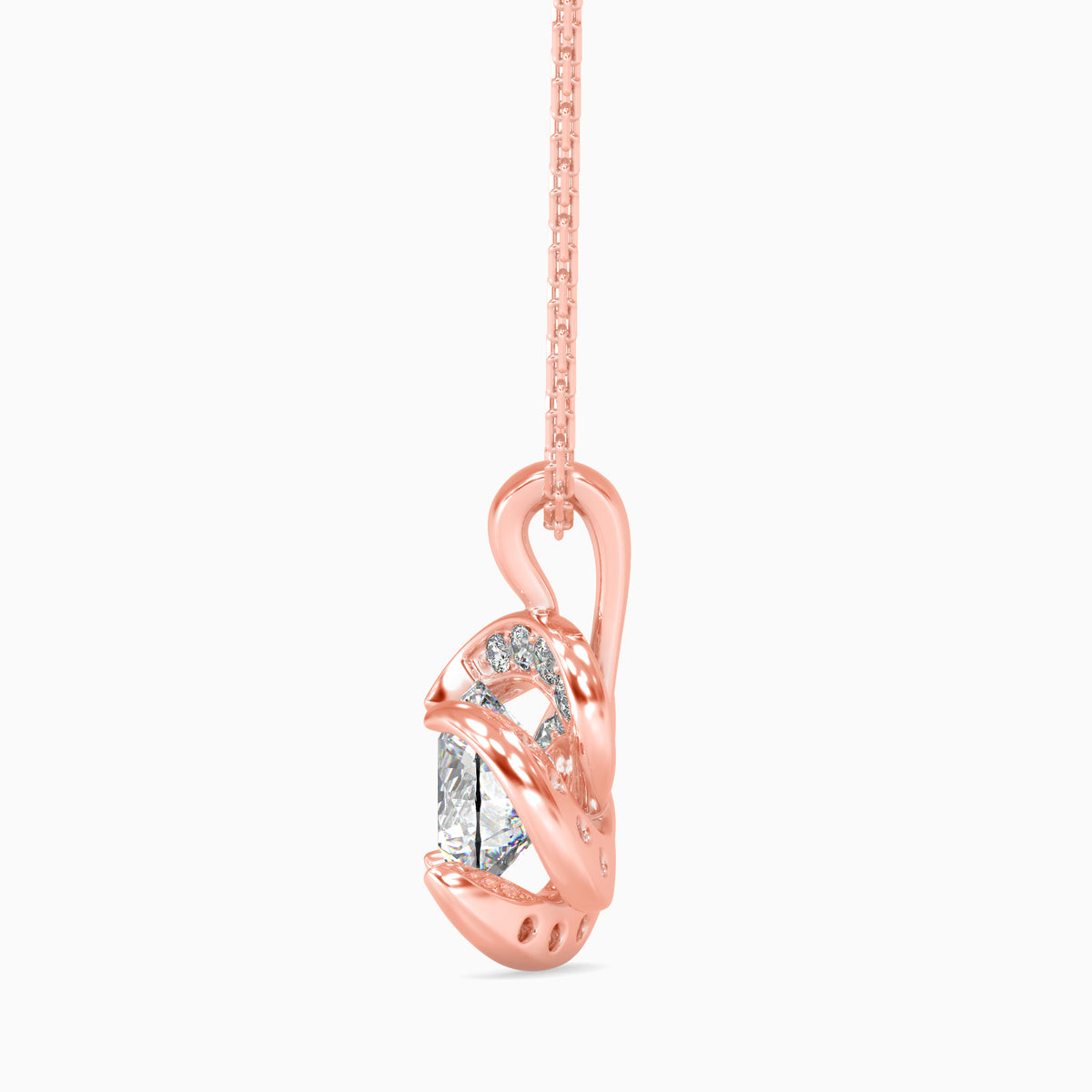 Cecilia Diamond Solitaire Pendant