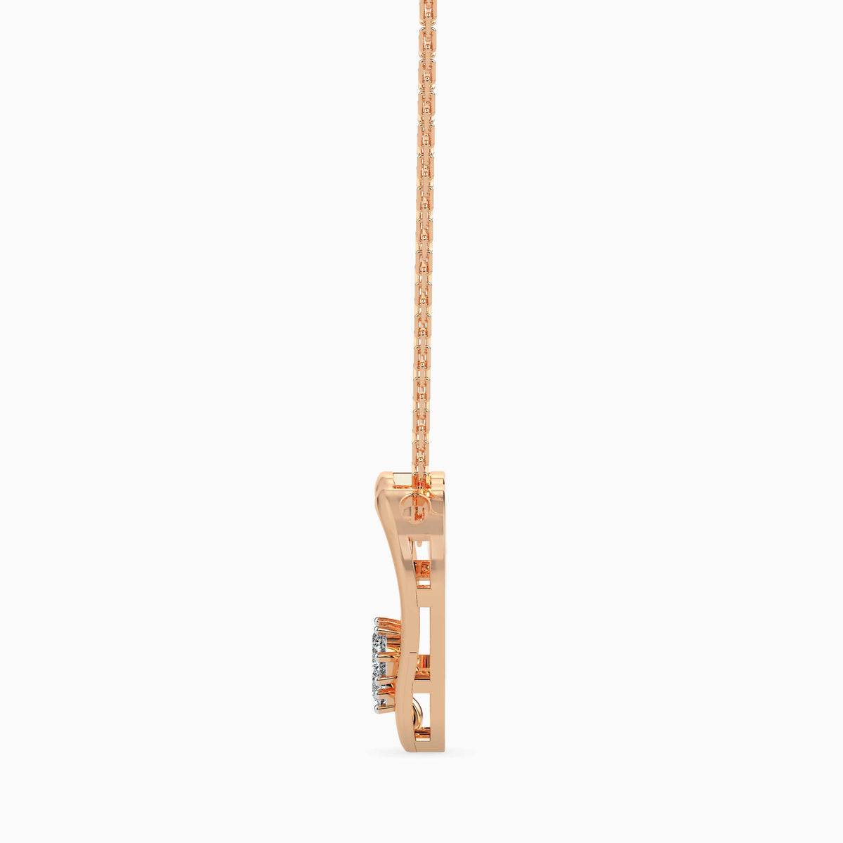 Trivara Heart Diamond Pendant