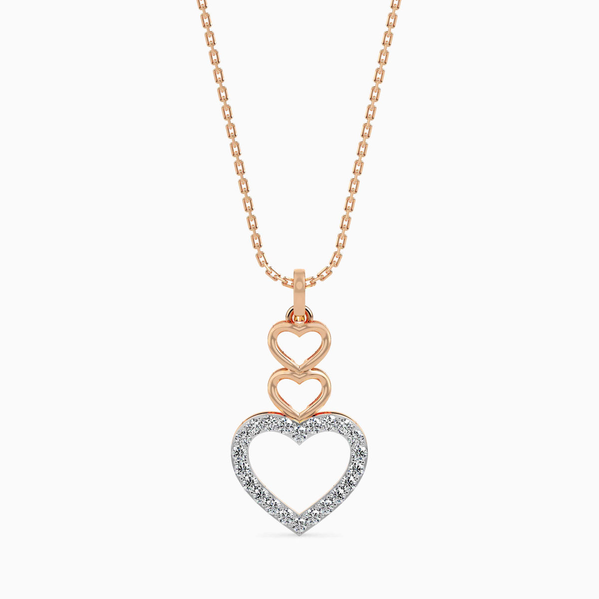 Majesty Heart Diamond Pendant