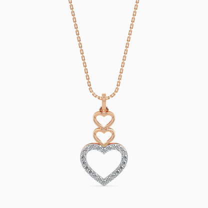 Majesty Heart Diamond Pendant