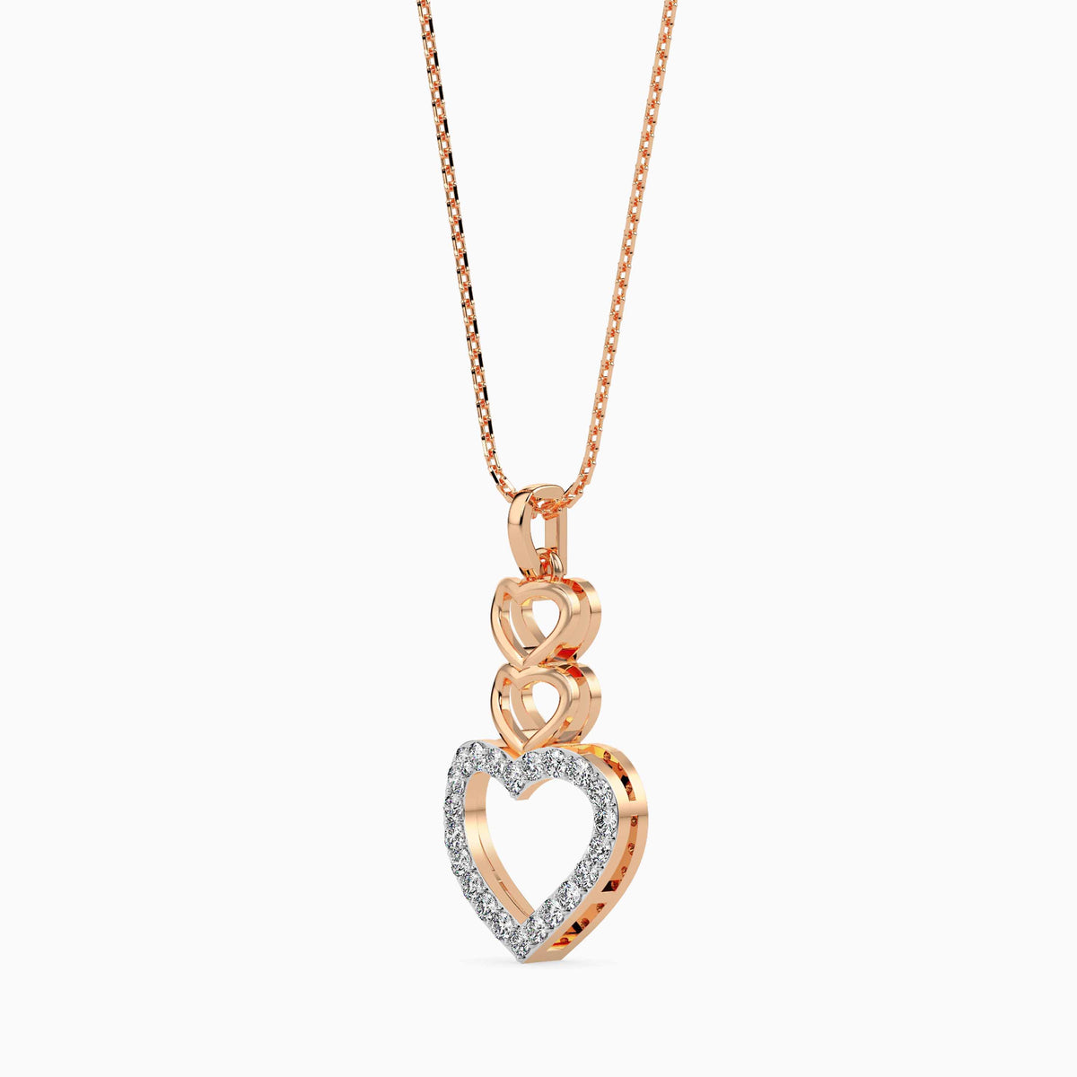 Majesty Heart Diamond Pendant