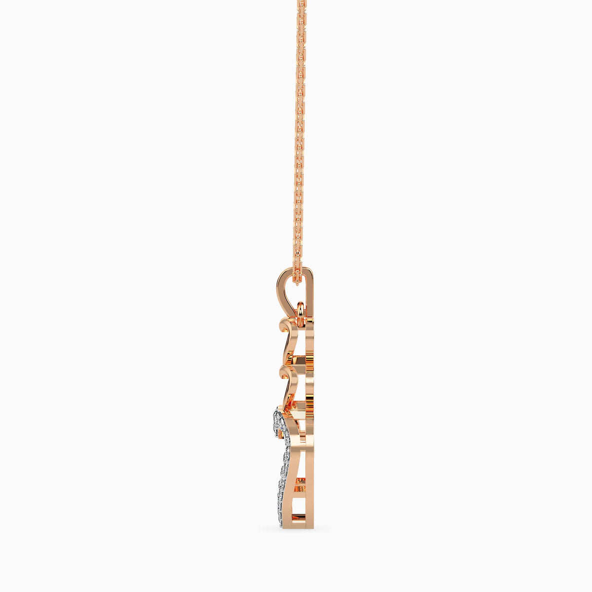 Majesty Heart Diamond Pendant