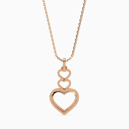 Majesty Heart Diamond Pendant