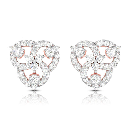 Celine Diamond Stud Earrings