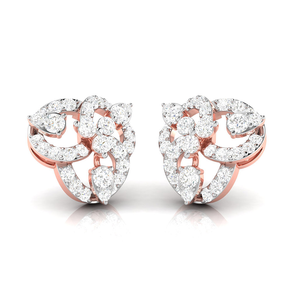 Celine Diamond Stud Earrings