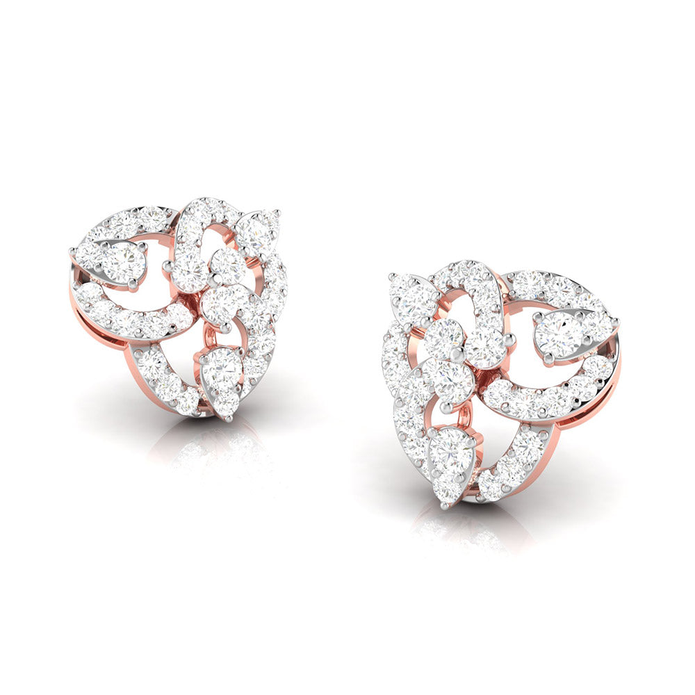 Celine Diamond Stud Earrings