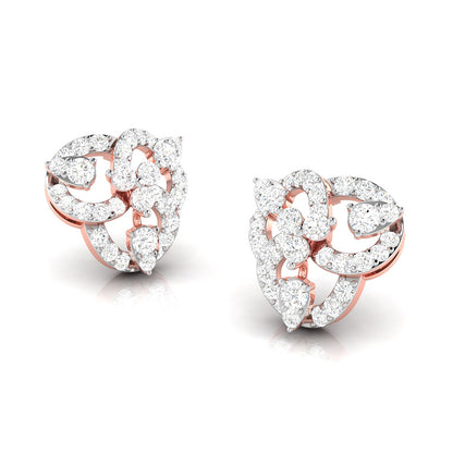 Celine Diamond Stud Earrings