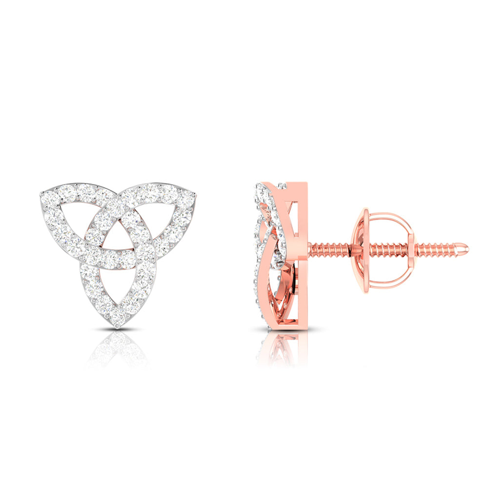 Delora Diamond Stud Earrings