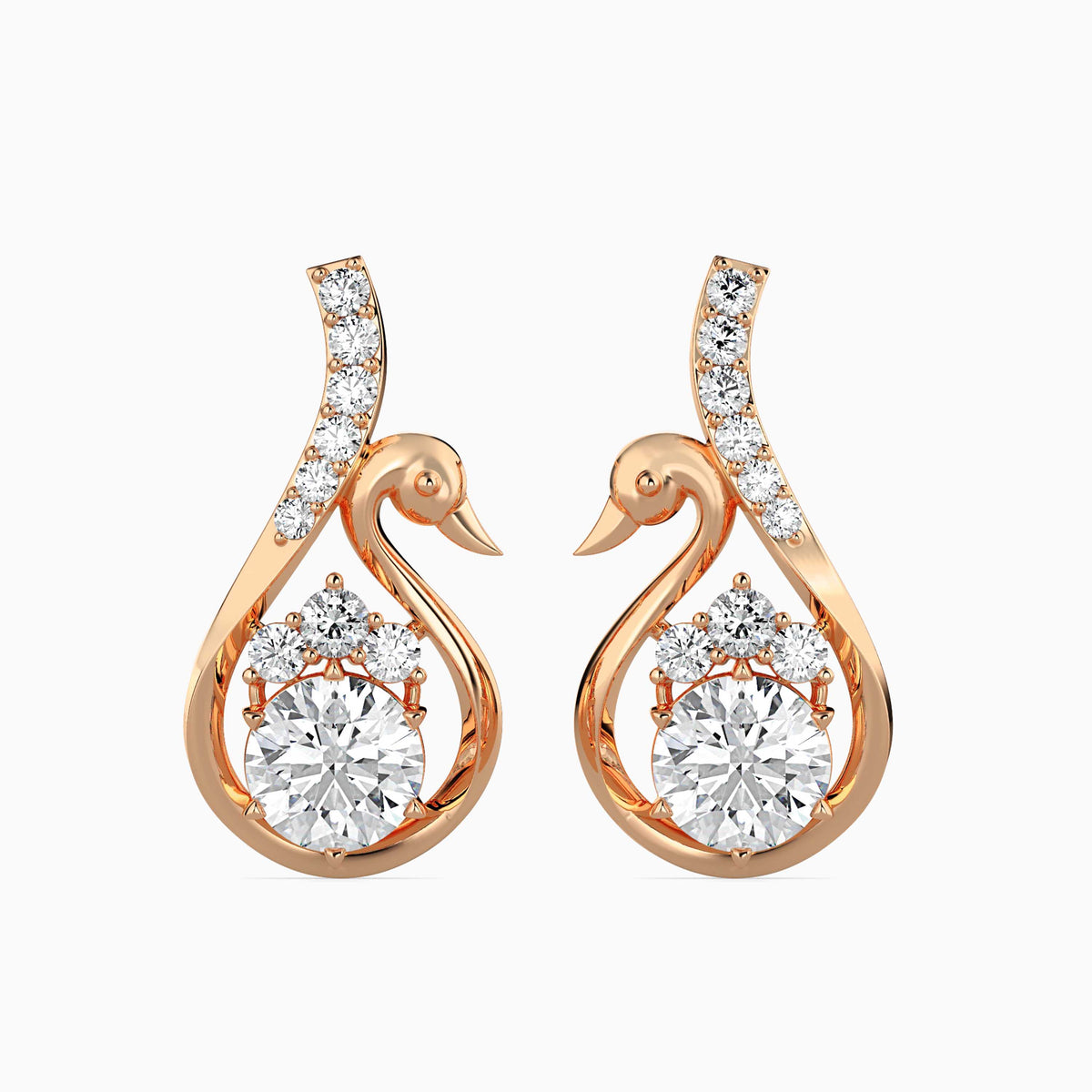 Lavika Diamond Stud Earrings