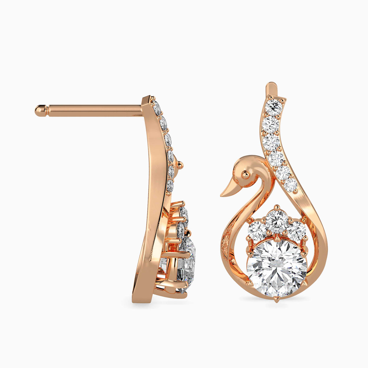 Lavika Diamond Stud Earrings