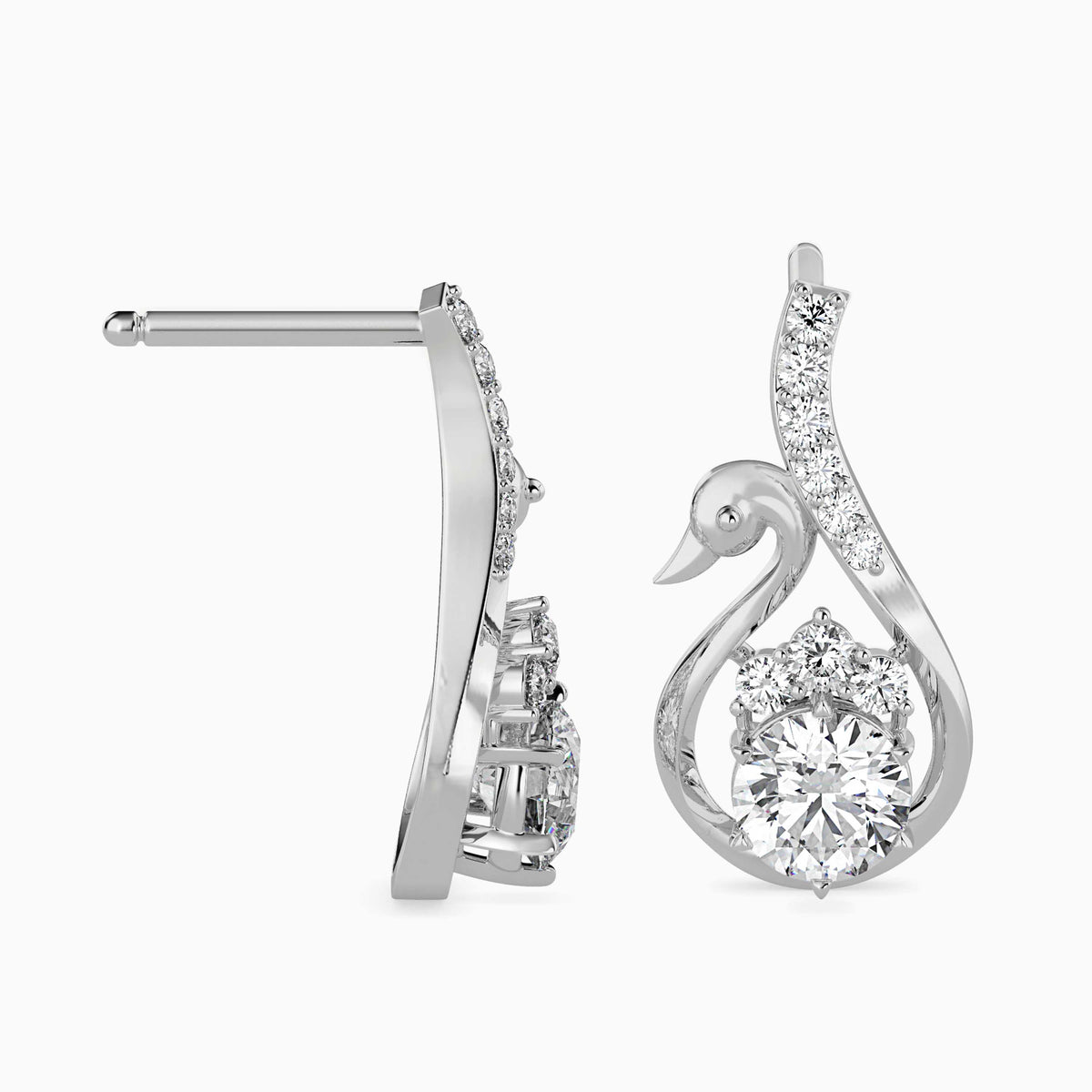Lavika Diamond Stud Earrings