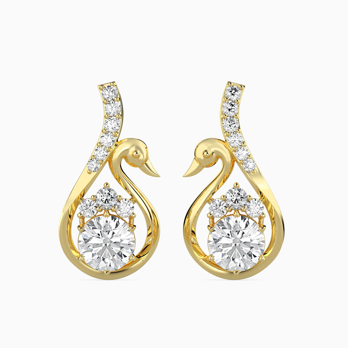 Lavika Diamond Stud Earrings
