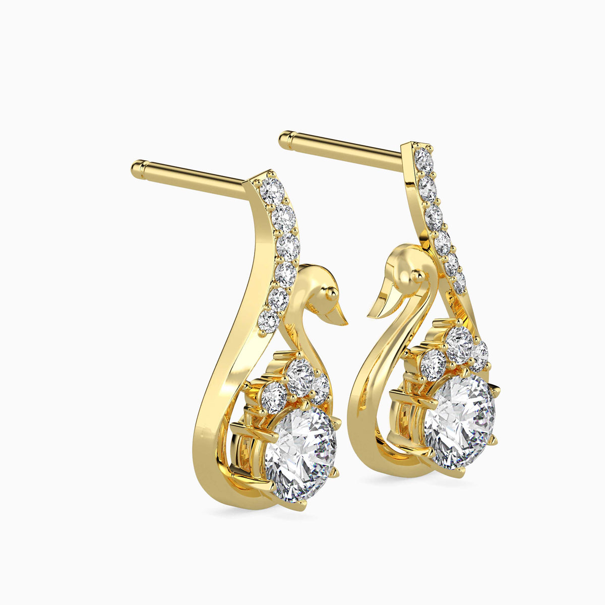 Lavika Diamond Stud Earrings