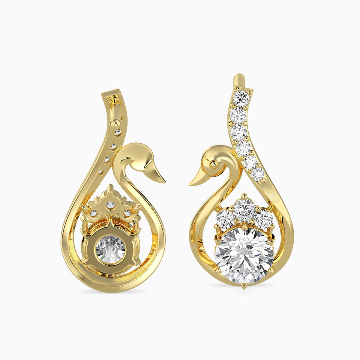 Lavika Diamond Stud Earrings